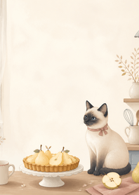 Azure Siamese Pear Tart Kitchen