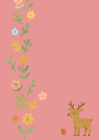 Nordic Animal05 on light pink