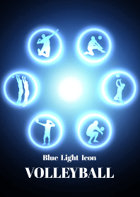 Blue Light Icon VOLLEYBALL Ver.2