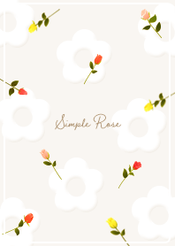 beige Simple and stylish roses 03_2