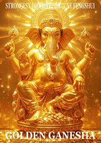 Financial fortune Golden Ganesha 75