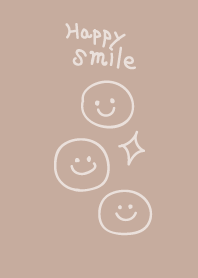 Beige happy smile
