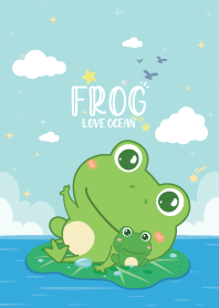 Frog On The Sea Sweet