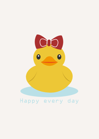 かわいいボウリングアヒル