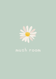 シンプルマーガレット グリーン mush