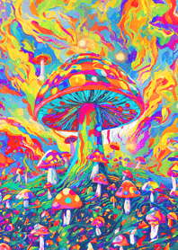 POP ART_mushroom03_JP