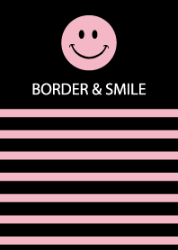 BORDER & SMILE -BLACK+PINK 2-
