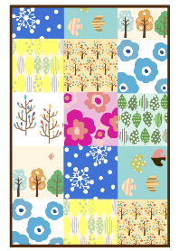 北欧風パッチワーク