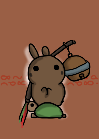 rabbit staring - blessings