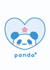Panda Cherry blossoms - Blue