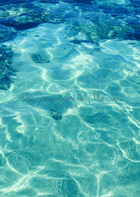 clean surface of the sea 20 -BLUE-