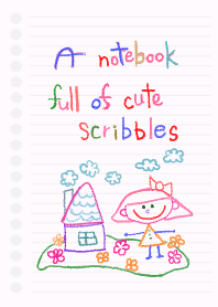 A notebook full of cute scribbles 8