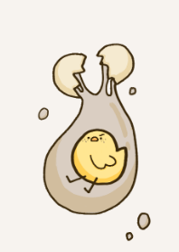 Fun sized Animals ( Beige Chick ver.)