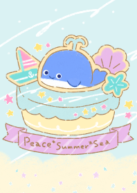 Laut musim panas yang damai