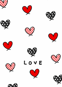 Happy simple heart pattern15.