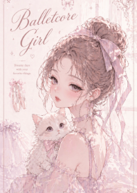 Balletcore Girly Illustration