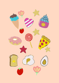 happy food-pink