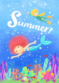 夏天主體 給 澎澎頭小小美人魚