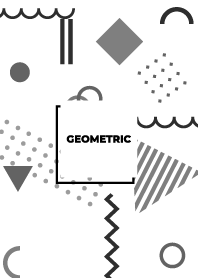 Flat Geometric White 4