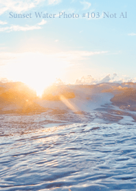 Sunset Water Photo #103 Not AI