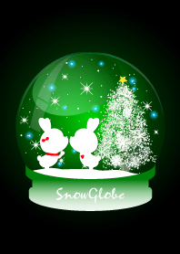 Snow globe -GREEN-