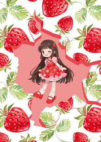 fruitie cutie series : strawberry wink