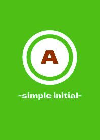 simple initial-A- THEME 93