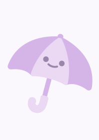 Cute umbrella simple Purple