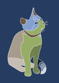 見上げるにゃんこ