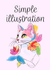 simple illustration08pink