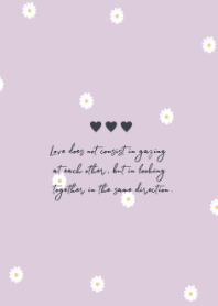 Daisy Days :purple black