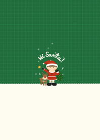 หวัดดีคุณซานต้า! (สีเขียว)