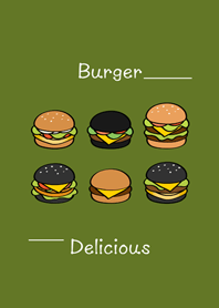 喜歡吃漢堡！(抹茶綠色)