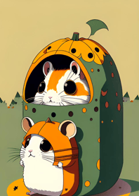 Halloween Hamster 1f1549