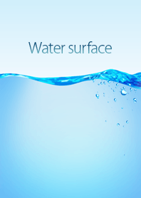 Water surface-Blue-