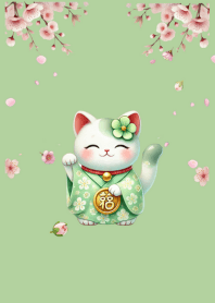 Lucky cat brings money,gold and love v.2