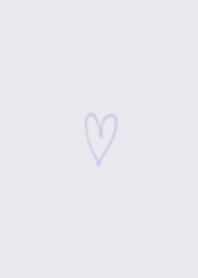 HEART / LIGHT PURPLE / GRAY