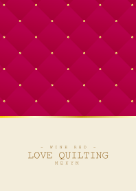 LOVE QUILTING WINE RED 19
