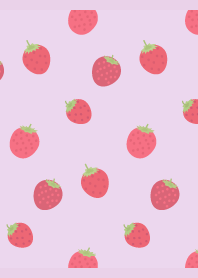 Sweet Strawberry01 on light purple