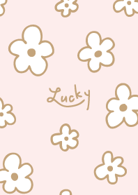 Fashionable beige flowers28 from Japan