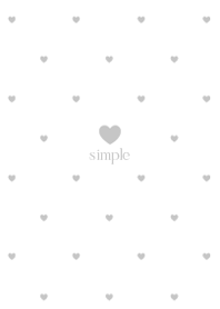 タイニーハート ドット ♥ ホワイト 01