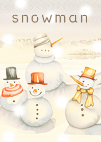 beige Cute snowman 05_2