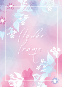 Pastel and Flower frame