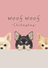 Woof Woof - Chihuahua L - PINK LEMONADE