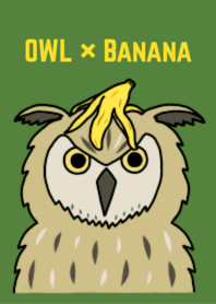 Owl with Banana