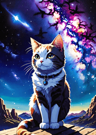 Night Moon Star Cat Bed476