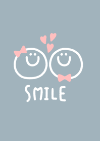 Smiley Friends /Dusty Blue