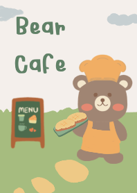 Cute bear cafe