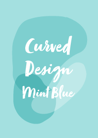 Curved Design : Mint Blue