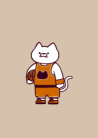 Basketball cat(dusty colors02)